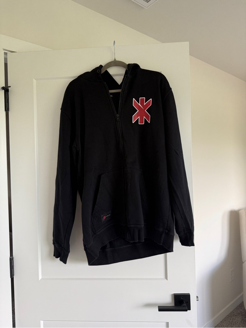 Men's Black Zip-Up Hoodie CYBERPUNK TRAUMA TEAM